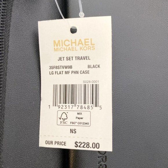 Michael Kors wallet phone case black signature new - Picture 5 of 6